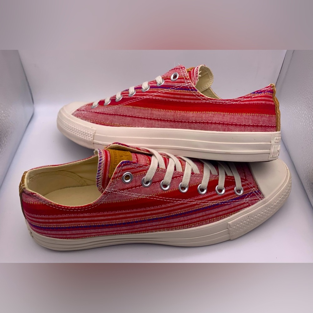 NWT Converse CT Ox Lo "Textile Red" UNISEX Men's 11,12